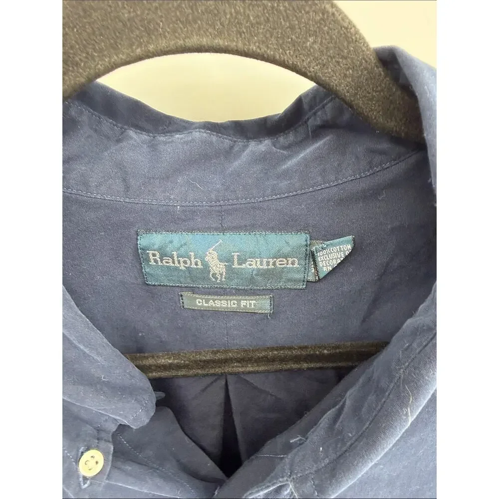 Polo Ralph Lauren Classic Fit long sleeve button up dress shirt sz 2XLT